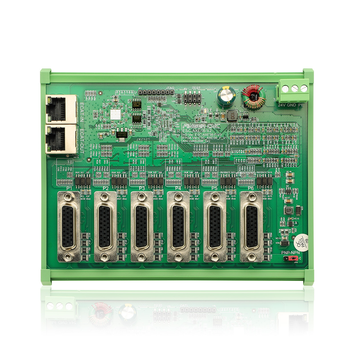 EtherCAT 6軸控制（脈沖/模擬量）運(yùn)動模塊