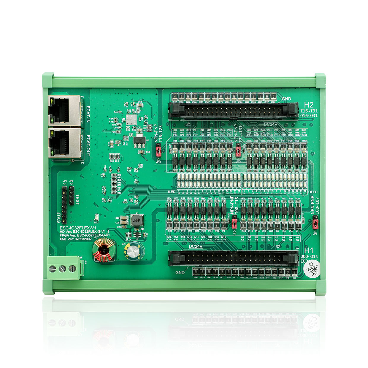 EtherCAT 緊湊型32點(diǎn)輸入/32點(diǎn)輸出（晶體管） IO模塊